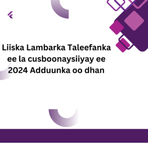 Liiska Lambarka Taleefanka ee la cusboonaysiiyay ee 2024 Adduunka oo dhan