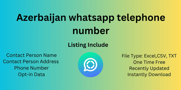 Azerbaijan whatsapp telephone number