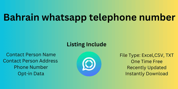 Bahrain whatsapp telephone number