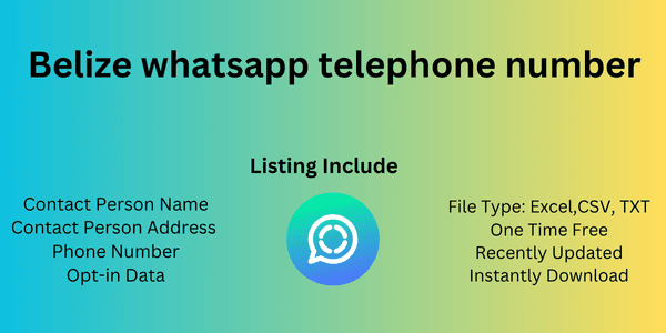 Belize whatsapp telephone number