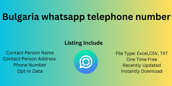 Bulgaria whatsapp telephone number