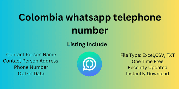 Colombia whatsapp telephone number