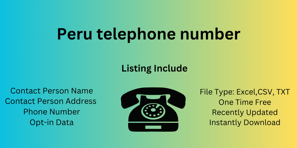 Peru telephone number